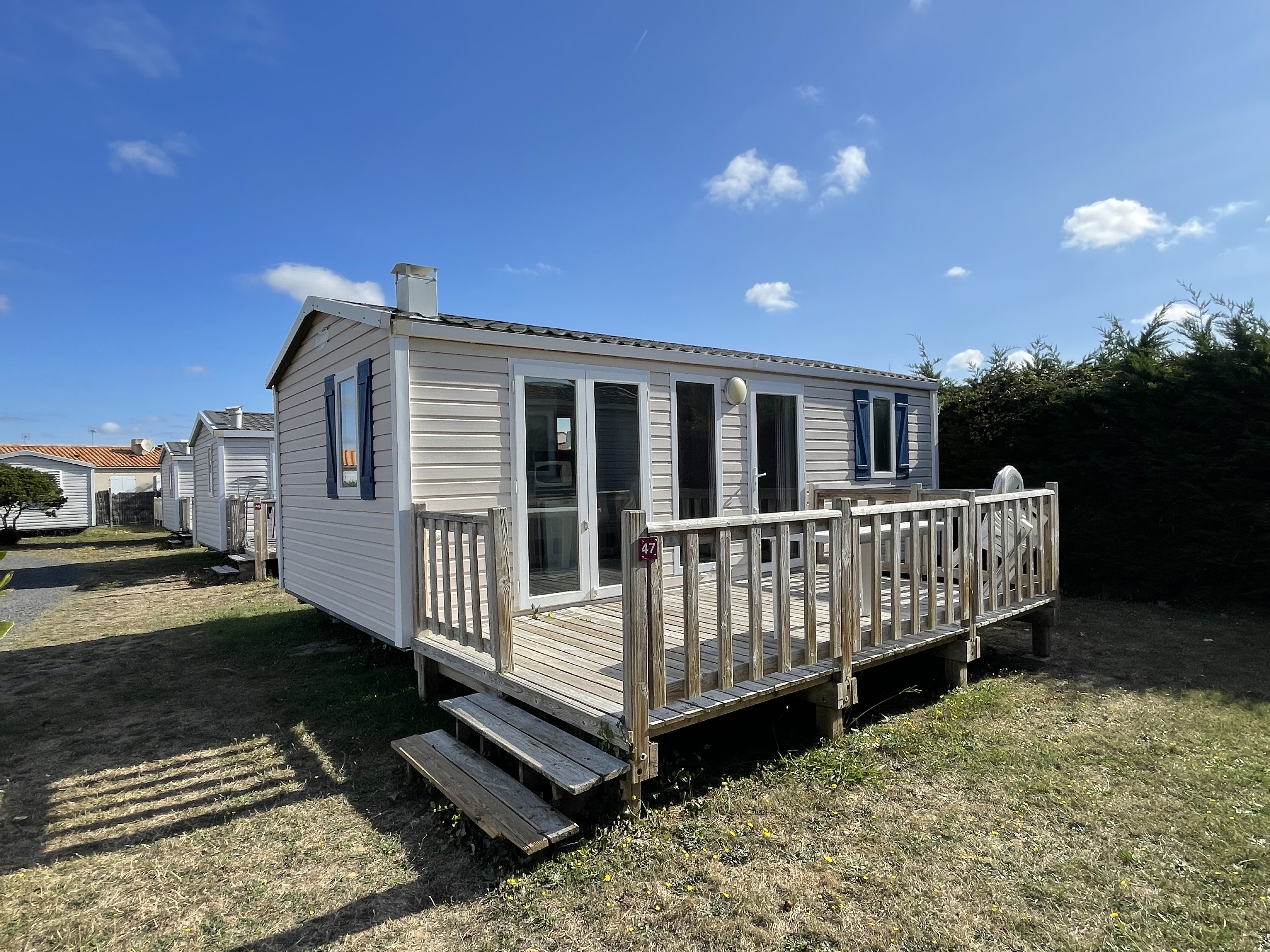 Mobil-home avec terrasse aux Gatinelles