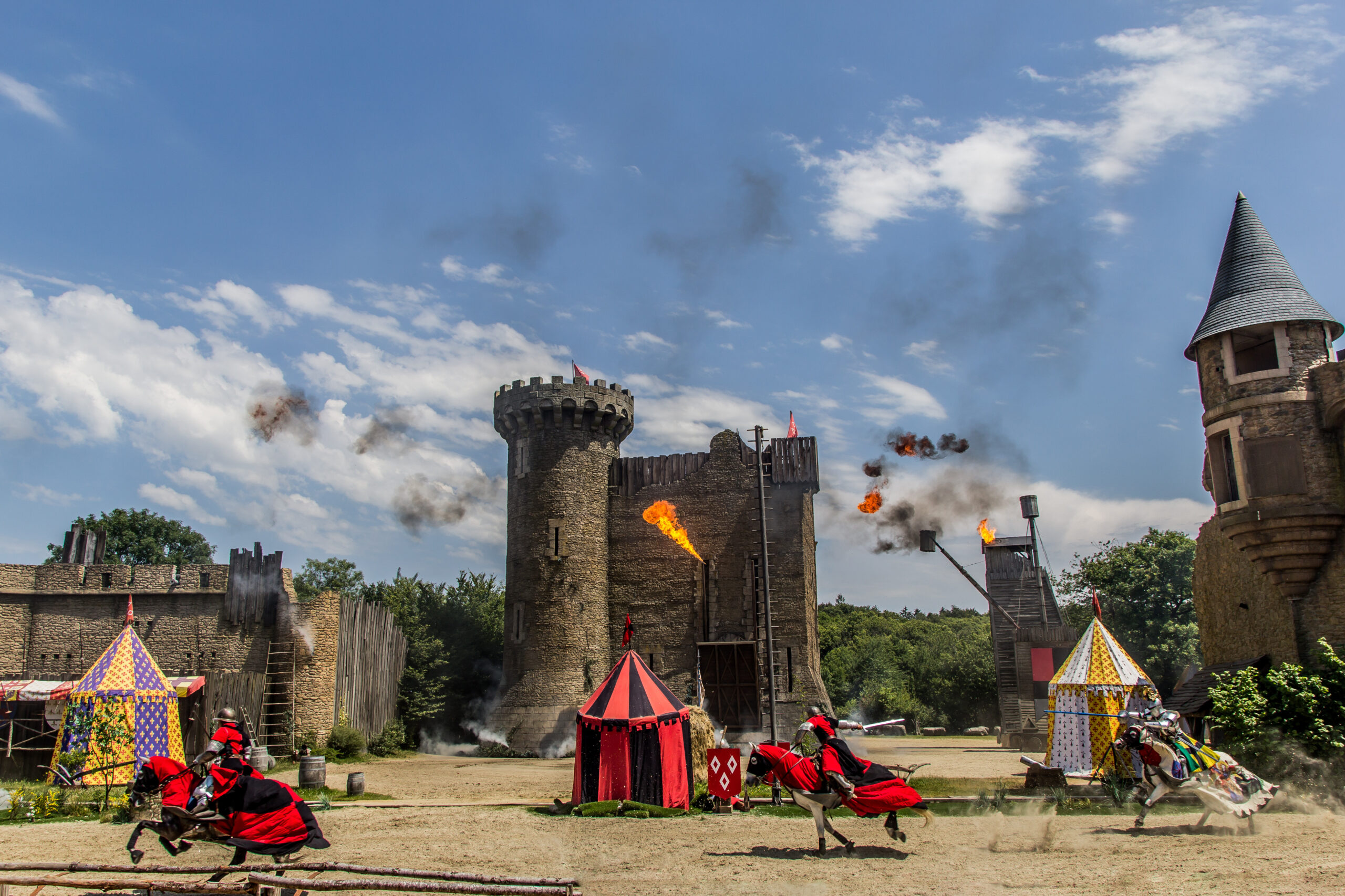 Spectacle équestre au Puy du Fou